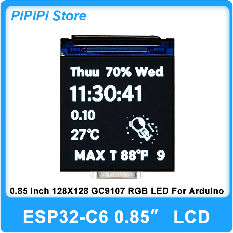 Esp32 C6 - ESP32 C6 0.85 Inch 128X128 IPS