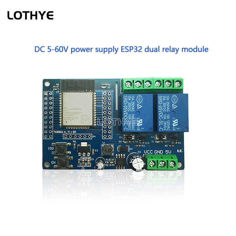 Esp32 Wifi Bluetooth Module - ESP32 Dual Channel Wifi Bluetooth Relay
