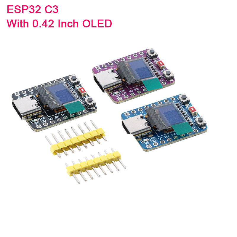 Esp32 C3 - ESP32-C3 0.42-inch Screen OLED White Light