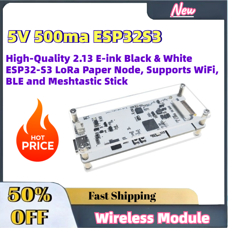 Esp32 S2 - High-Quality 2.13 E-ink Black & White