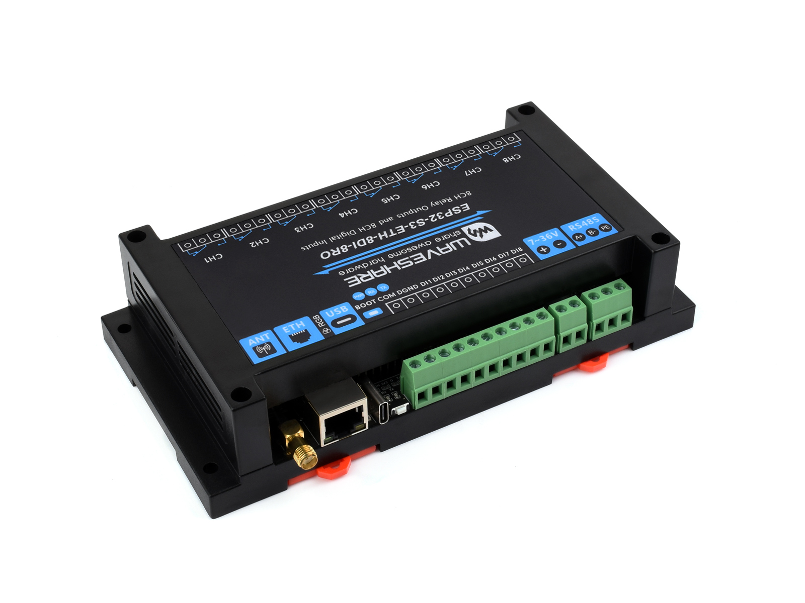 Waveshare Industrial 8-Channel - Esp32 S3 ulasan dan harga