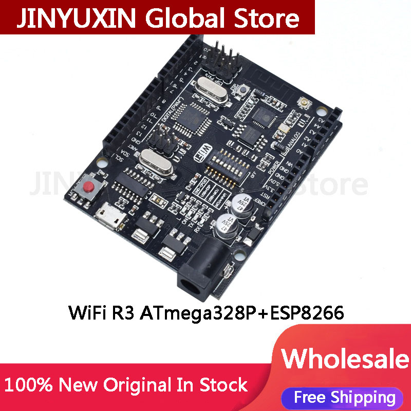 1PCs UNO R3 + WiFi ATmega328P+ - Esp8266 Nodemcu ulasan dan harga