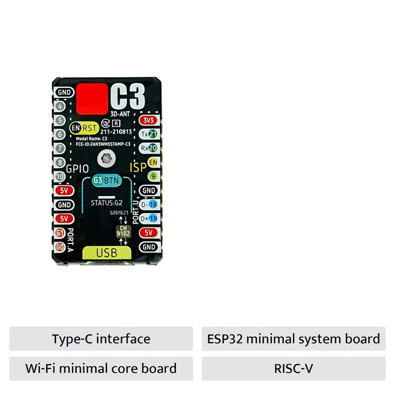 AS95-ESP32-C3 Development Boar - Esp32 Wifi Bluetooth Module ulasan dan harga