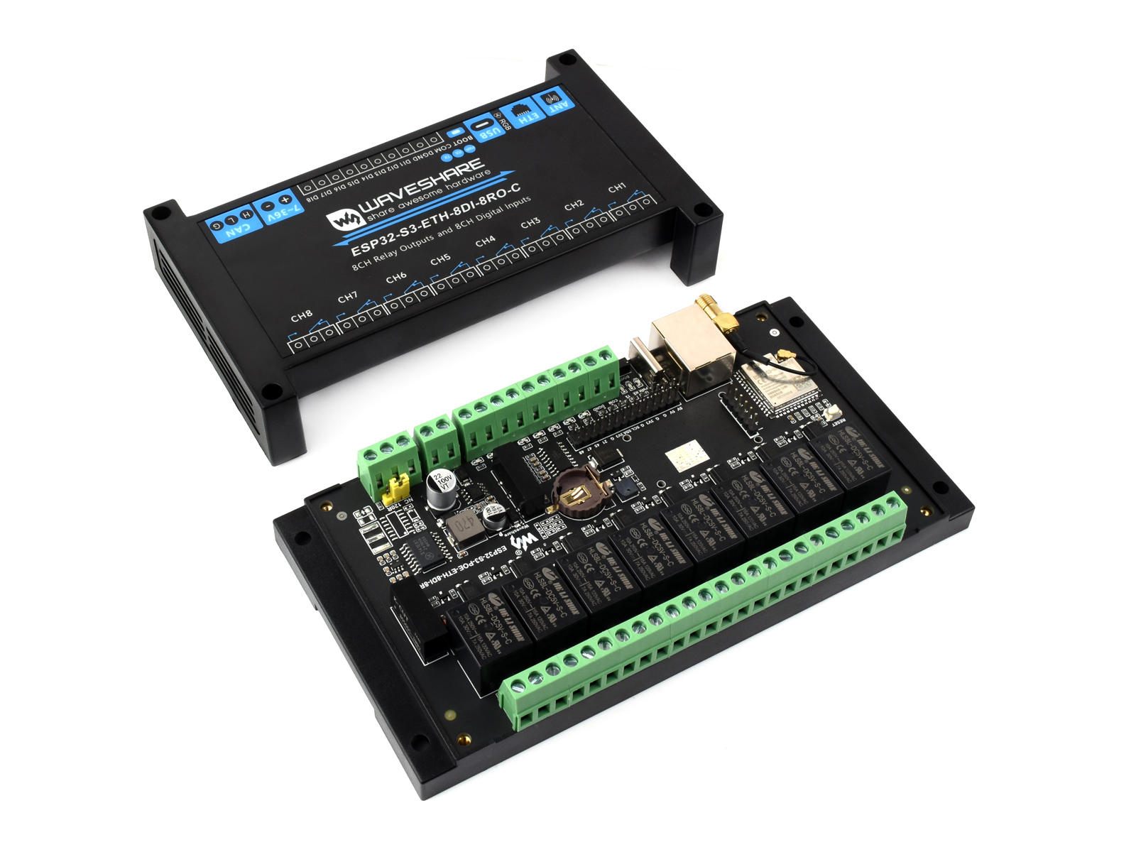 Industrial 8-Channel ESP32-S3  - Esp32 S3 ulasan dan harga