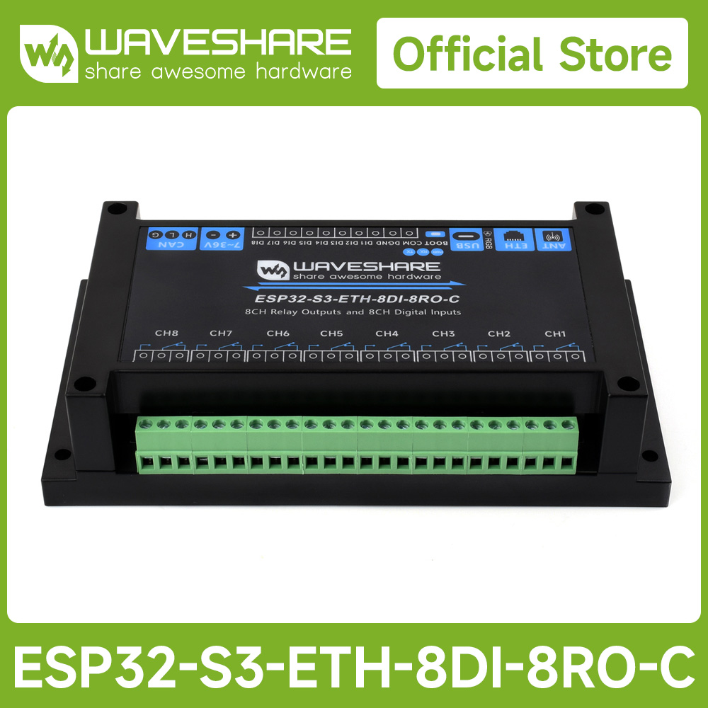 Industrial 8-Channel ESP32-S3  - Esp32 S3 ulasan dan harga
