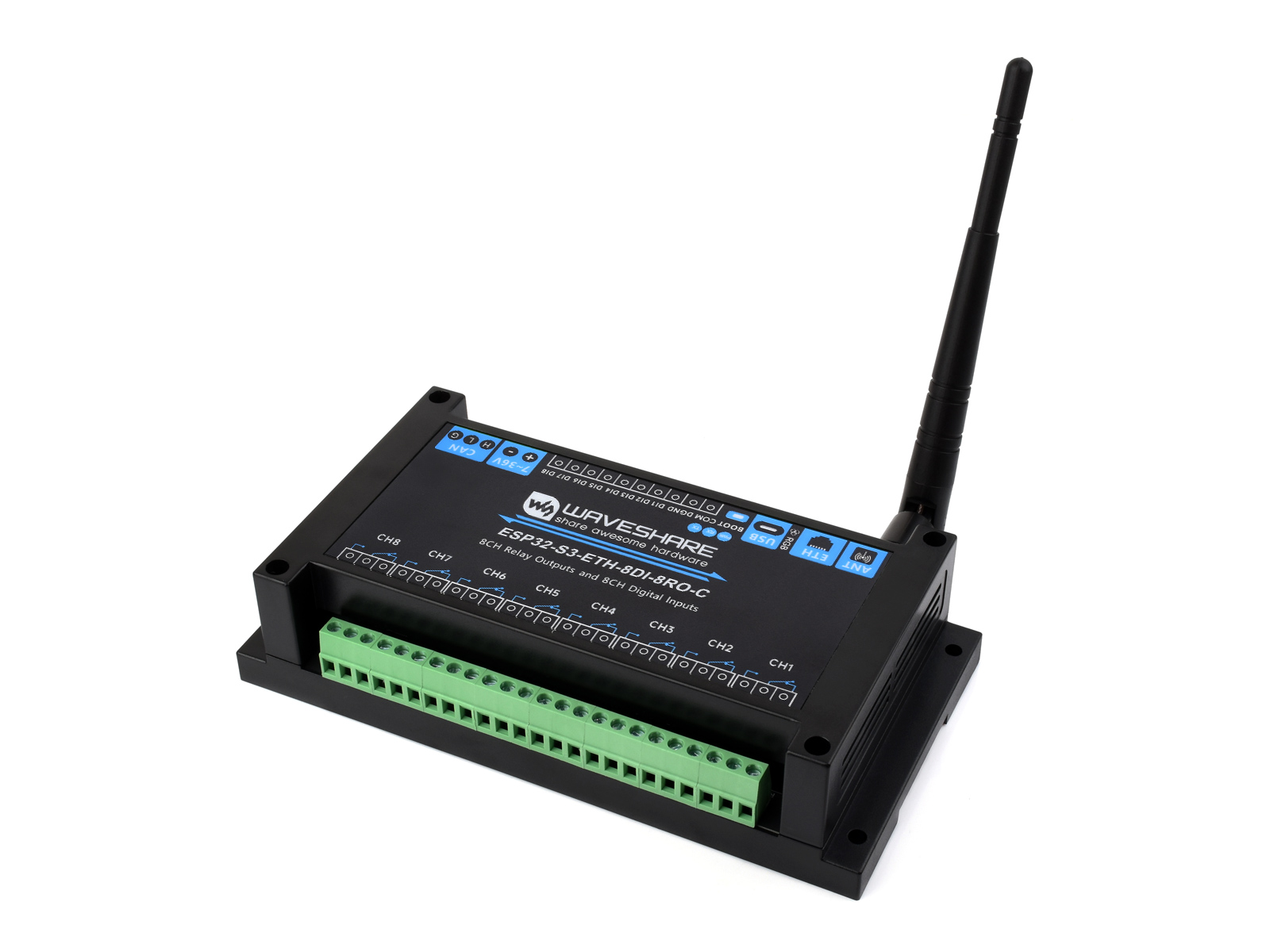Industrial 8-Channel ESP32-S3  - Esp32 S3 ulasan dan harga