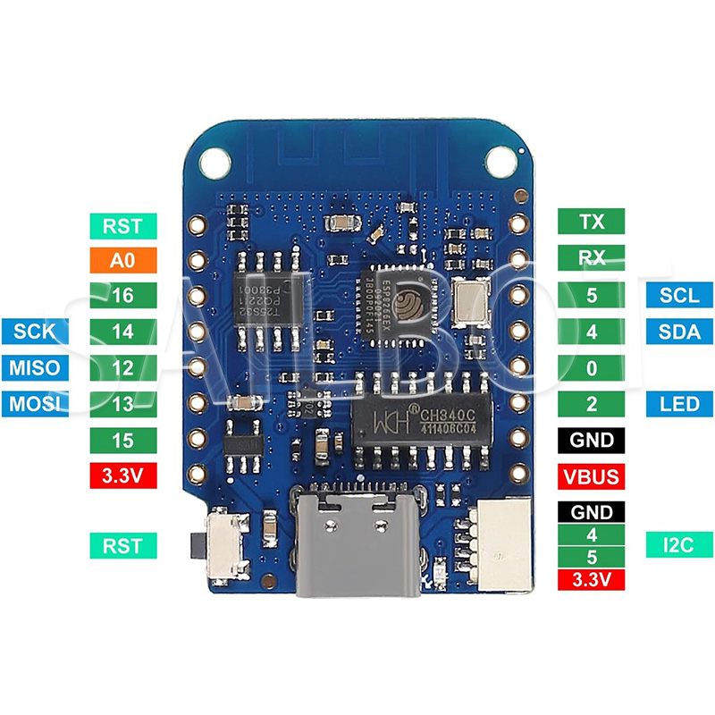 1-10PCS WeMos D1 Mini ESP8266  - Esp8266 Nodemcu ulasan dan harga