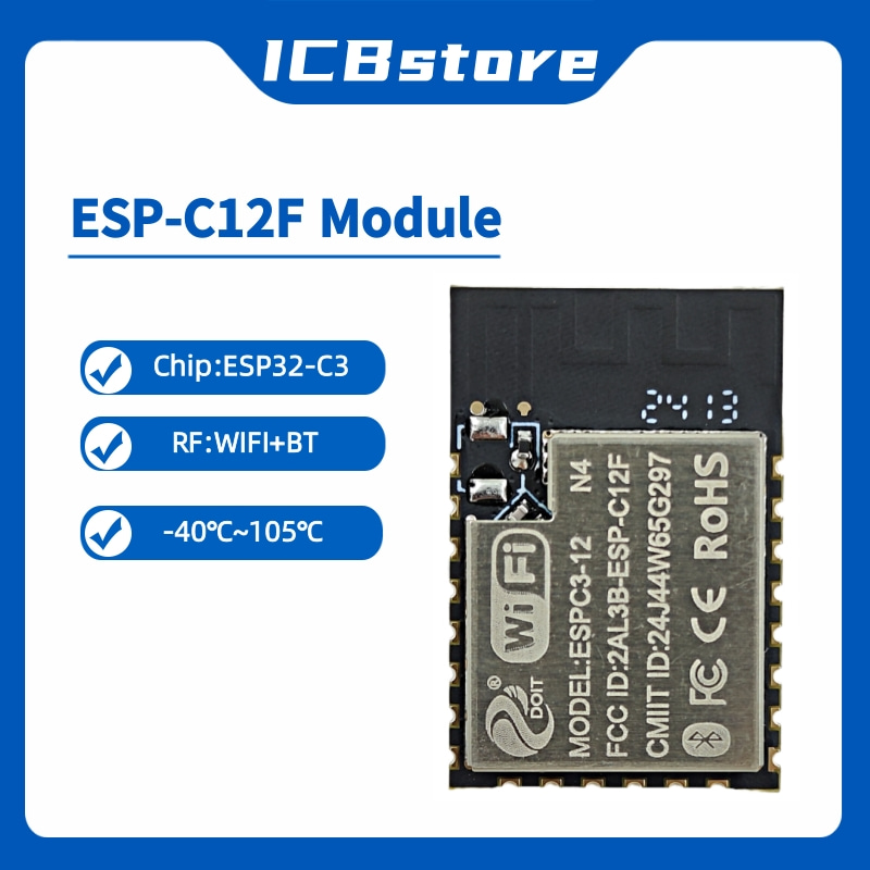 ESP32-C3 Series Module ESP-C12 - Esp32 Wifi Bluetooth Module ulasan dan harga