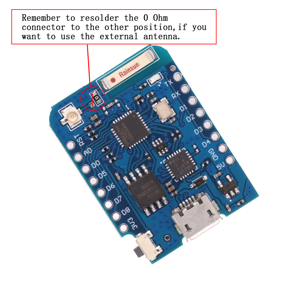 WeMos D1 Mini Pro V3.0 NodeMcu - Esp8266 Nodemcu ulasan dan harga