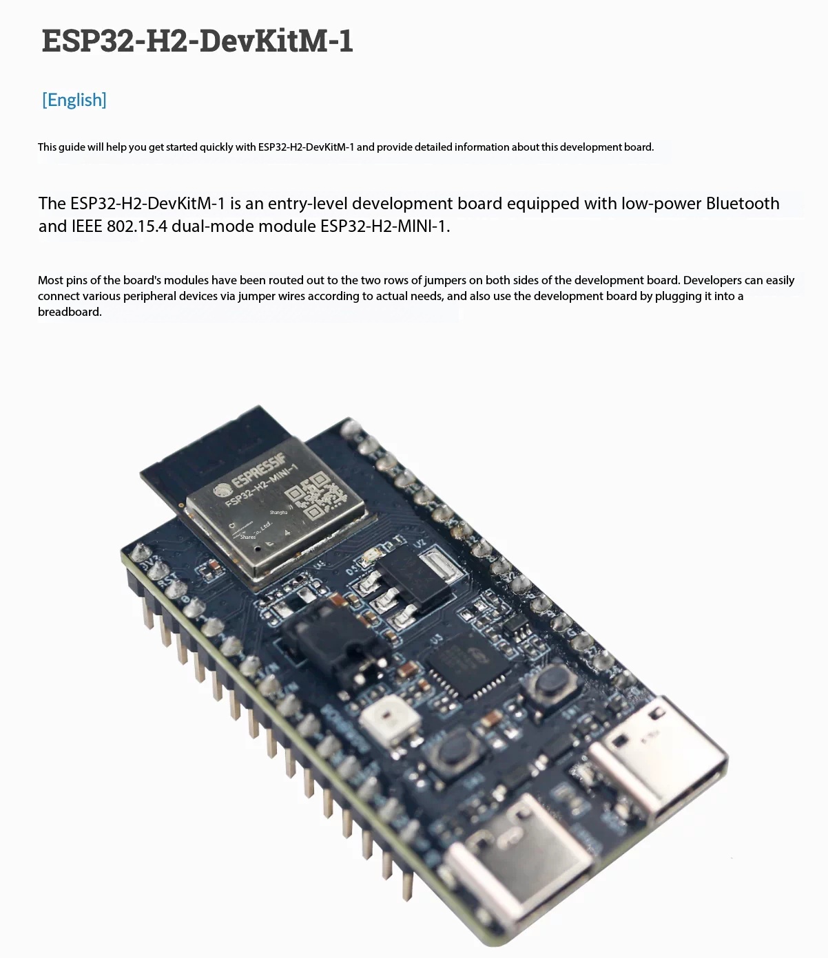 Espressif ESP32-H2-DevKitM-1 8 - Esp32 H2 ulasan dan harga