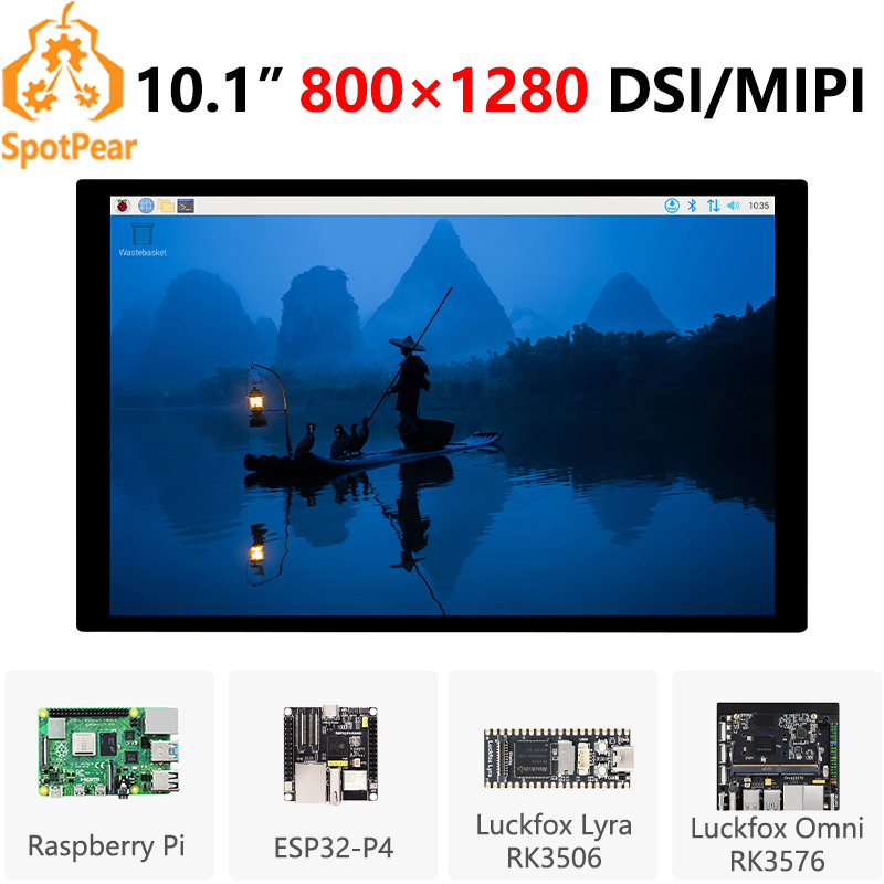 Raspberry Pi 10.1 inch LCD DSI - Esp32 P4 ulasan dan harga