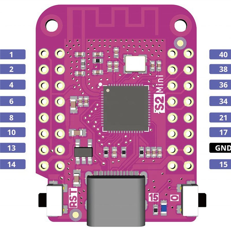 AAAEL-5PCS S2 Mini V1.0.0 ESP3 - Esp32 S2 ulasan dan harga