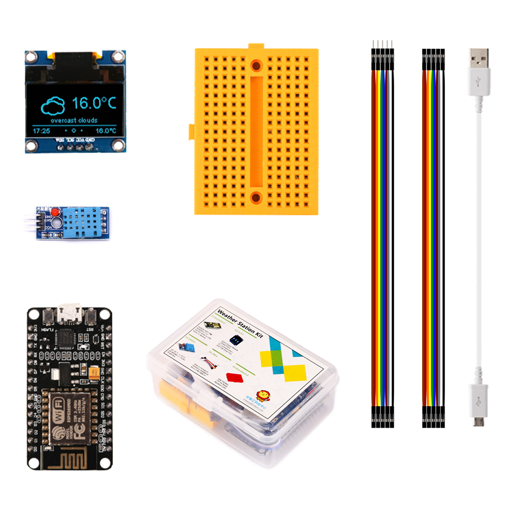 ESP8266 Weather Station  DIY K - Esp8266 Nodemcu ulasan dan harga