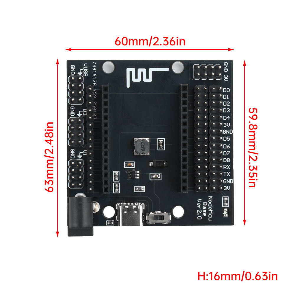 NodeMcu Base ESP8266 Testing D - Esp8266 Nodemcu ulasan dan harga