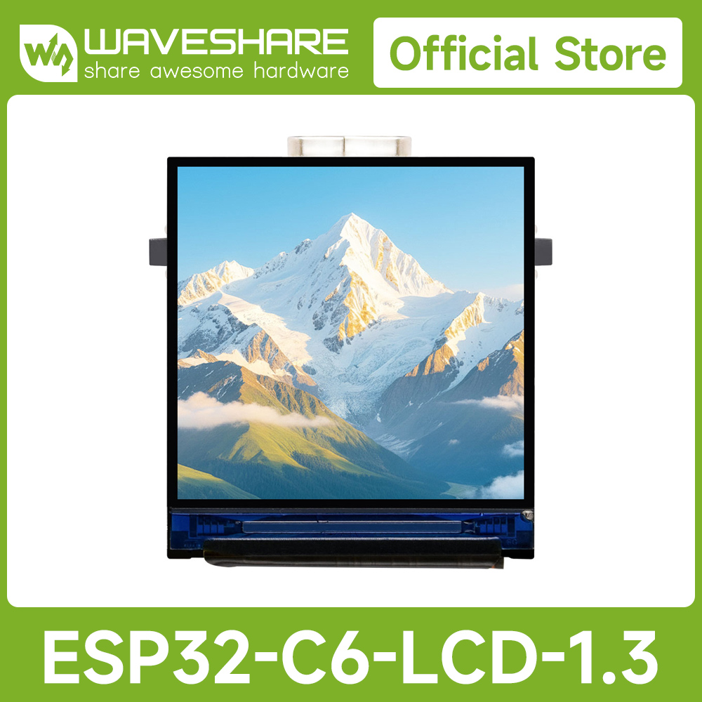 Waveshare ESP32-C6 1.3-inch LC - Esp32 Development Board ulasan dan harga