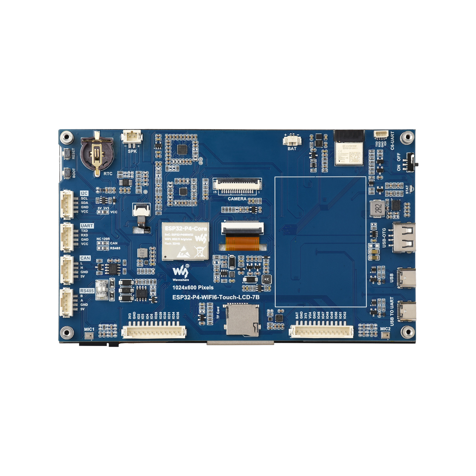 ESP32-P4-WIFI6 7inch 5-Point T - Esp32 P4 ulasan dan harga