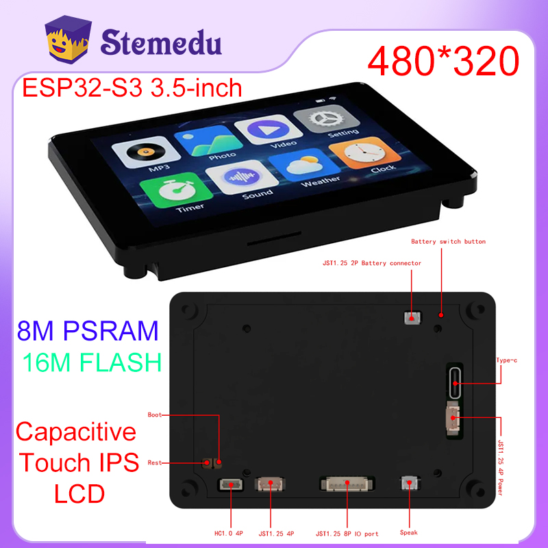 Mini ESP32-S3 3.5inch Capaciti - Espressif Esp32 ulasan dan harga
