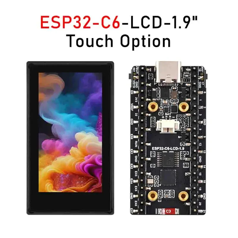 ESP32-C6 1.9-Inch LCD Screen D - Esp32 C6 ulasan dan harga