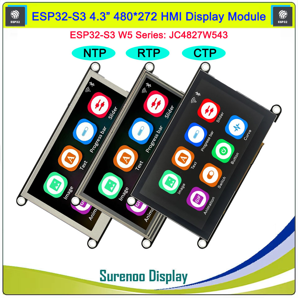 Guition HMI W5 ESP32-S3-N4R8 J - Esp32 P4 ulasan dan harga