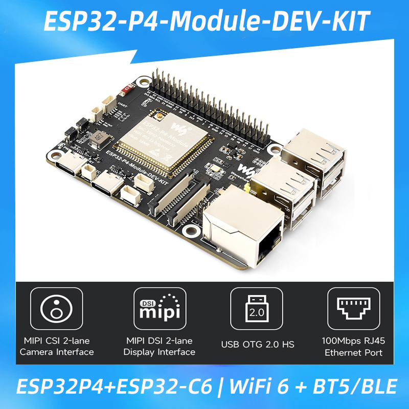 ESP32-P4 + ESP32-C6 Developmen - Esp32 P4 ulasan dan harga