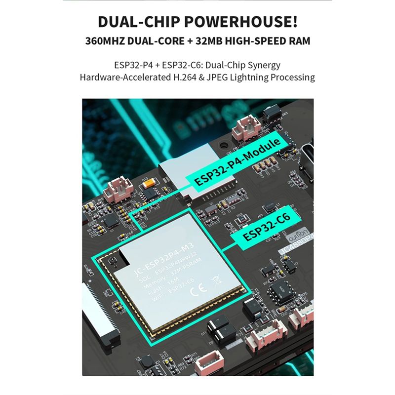 B68C ESP32 P4 Development Boar - Esp32 P4 ulasan dan harga
