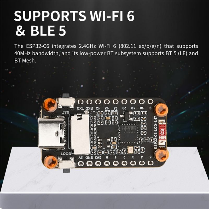 [NEW A09R!】 Esp32-C6 1.47-Inch - Esp32 C6 ulasan dan harga