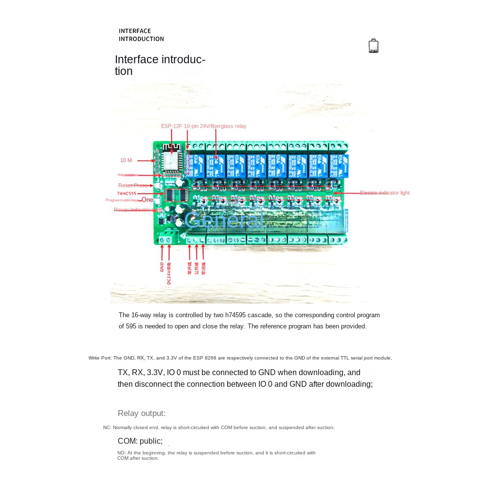 B14C ESP8266 WIFI 16 Channel R - Esp8266 ulasan dan harga