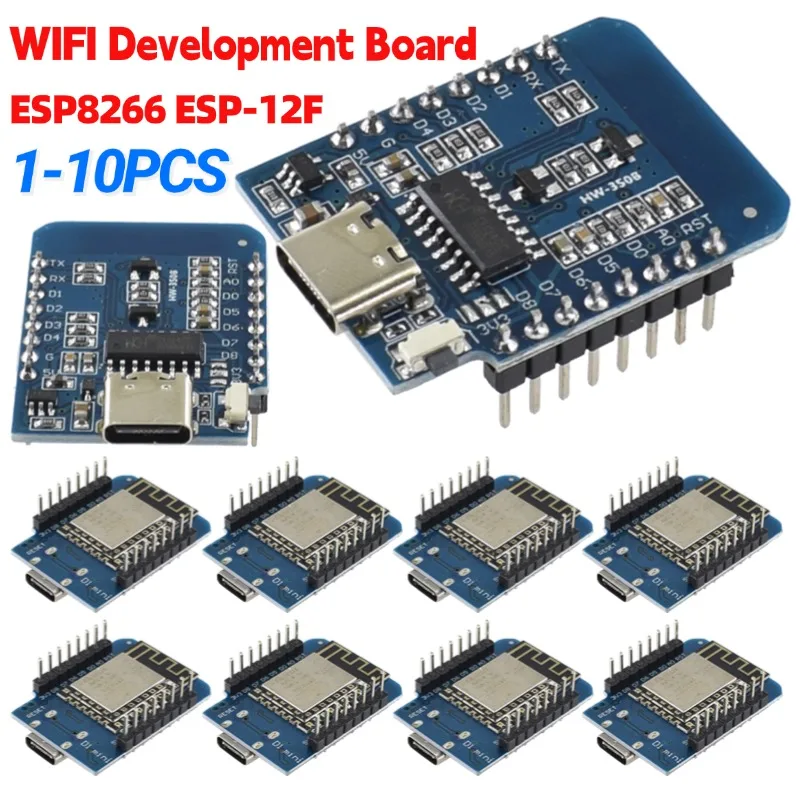 1-10PCS ESP8266 ESP-12F D1 Min - Esp8266 ulasan dan harga