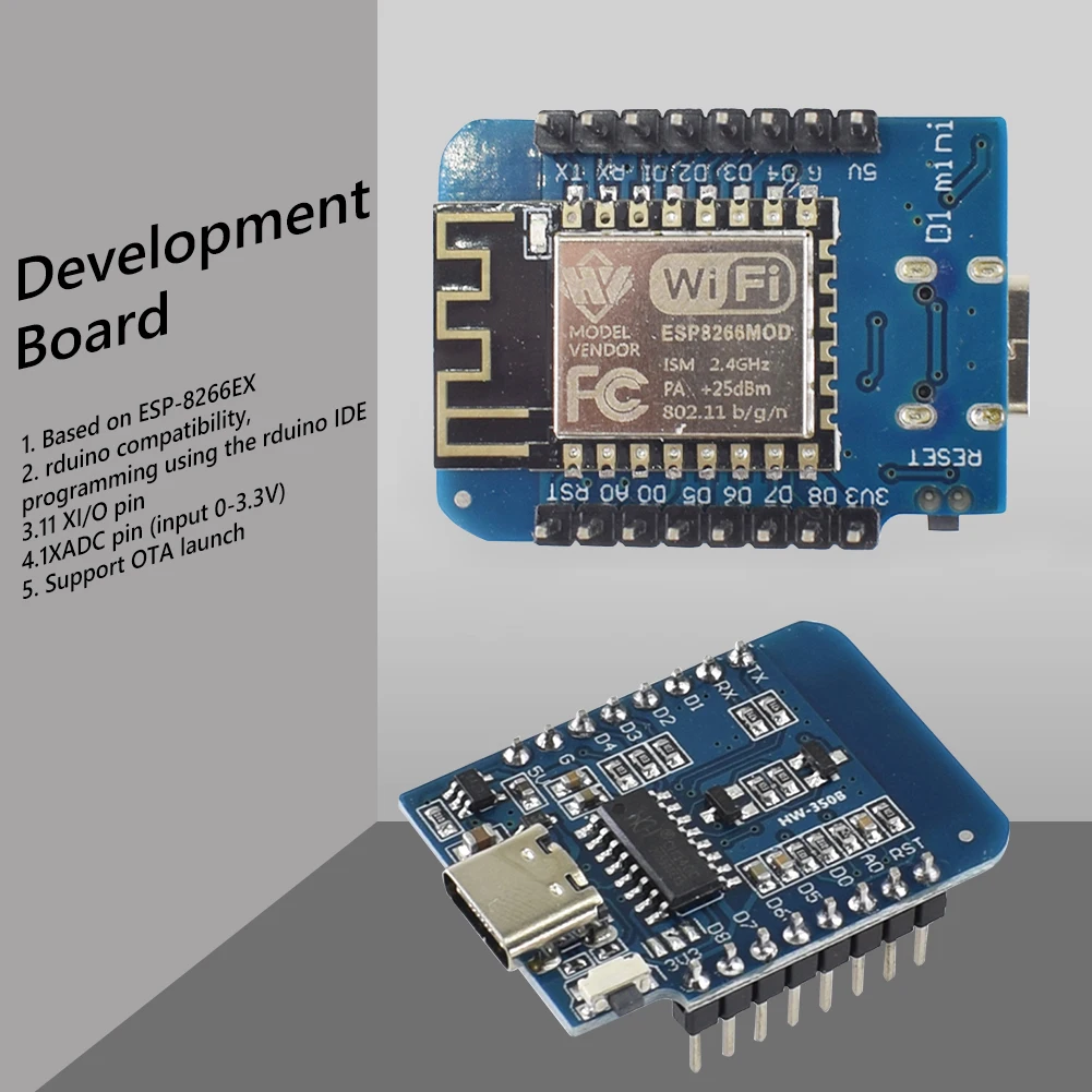 1-10PCS ESP8266 ESP-12F D1 Min - Esp8266 ulasan dan harga
