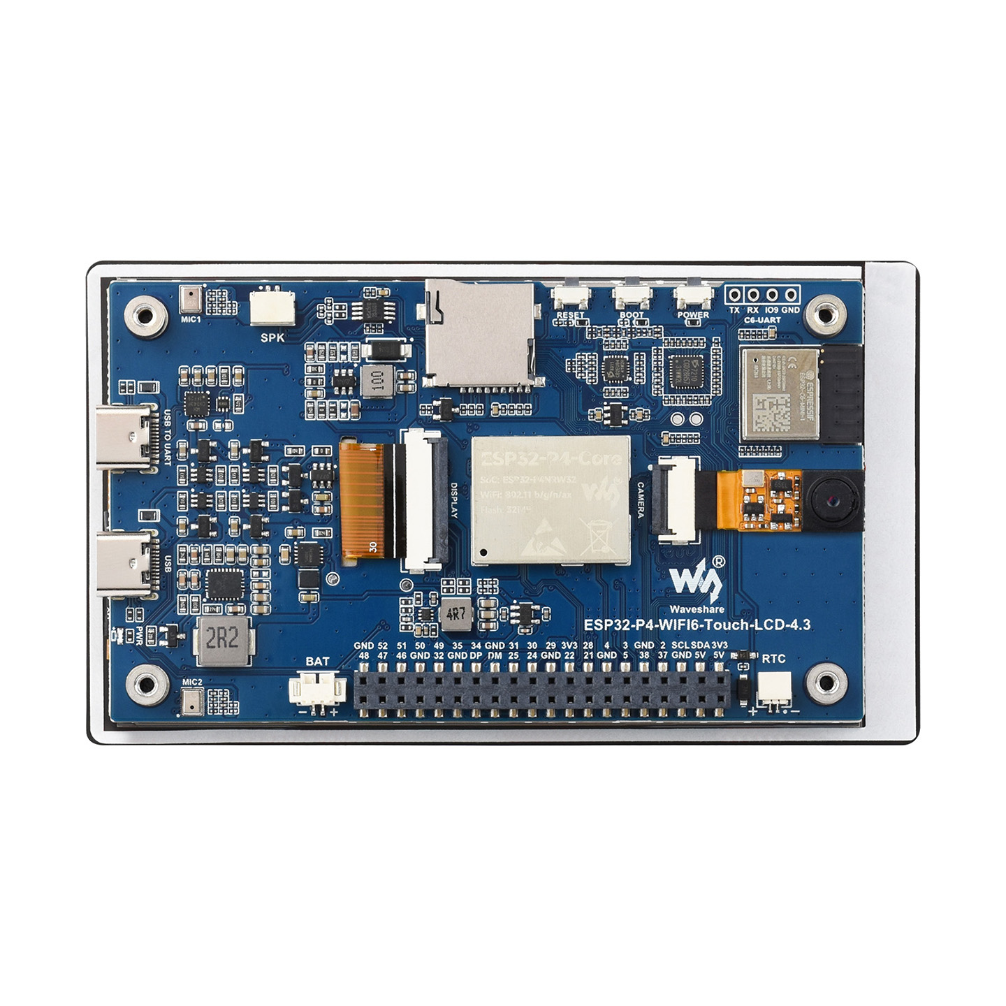 Waveshare ESP32-P4-WIFI6 4.3in - Esp32 P4 ulasan dan harga