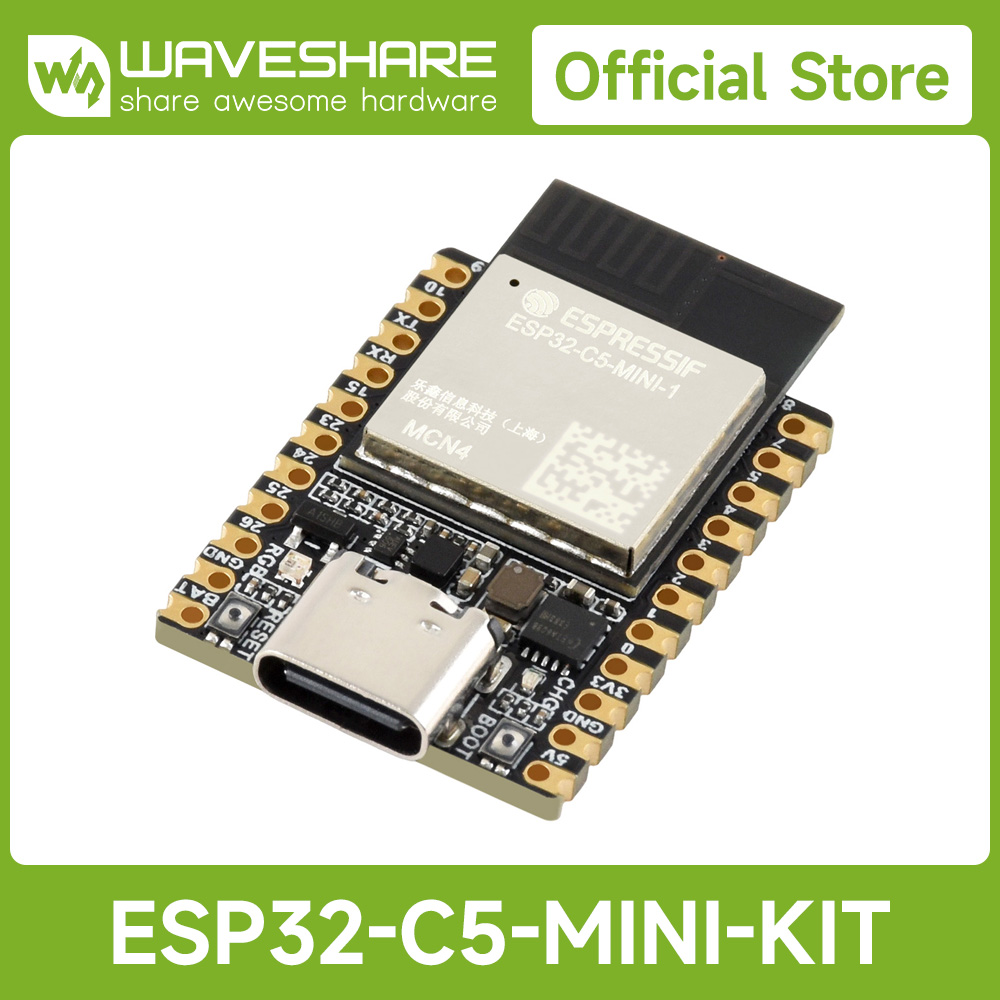 Waveshare ESP32-C5 Mini Dual-b - Espressif Esp32 ulasan dan harga