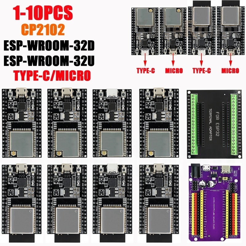 1-10PCS ESP32-DevKitC core boa - Esp32 Devkit ulasan dan harga