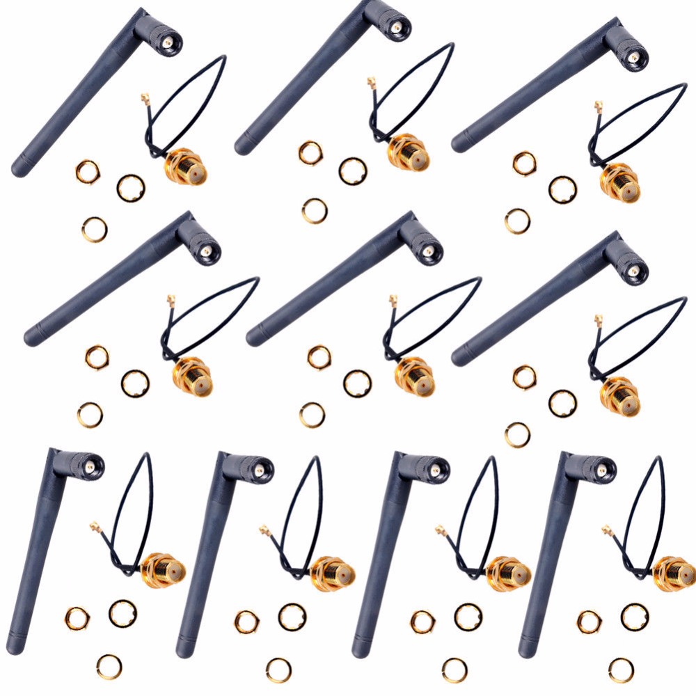10pcs 2.4GHz 3DBI Wifi Antenna - Esp8266 ulasan dan harga