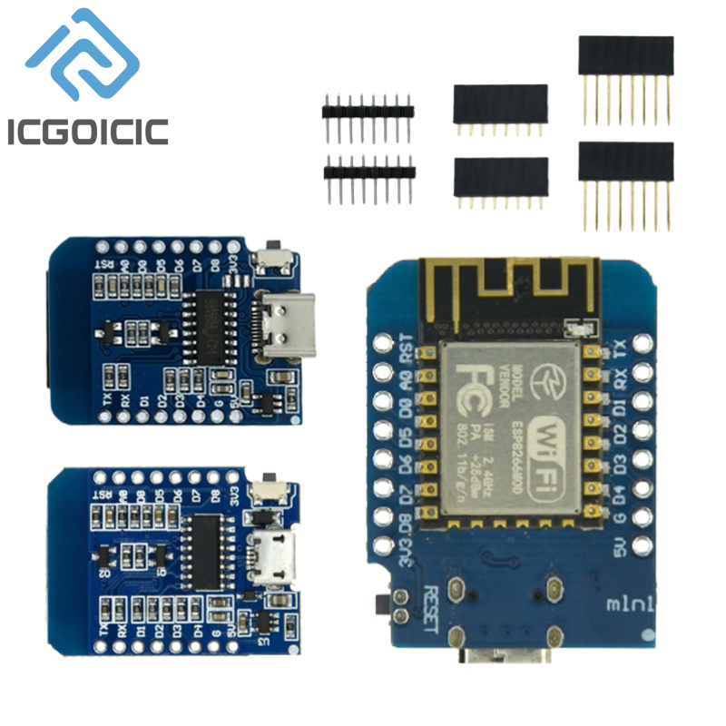 D1 Mini-Mini NodeMcu 4M Bytes  - Esp8266 Nodemcu ulasan dan harga