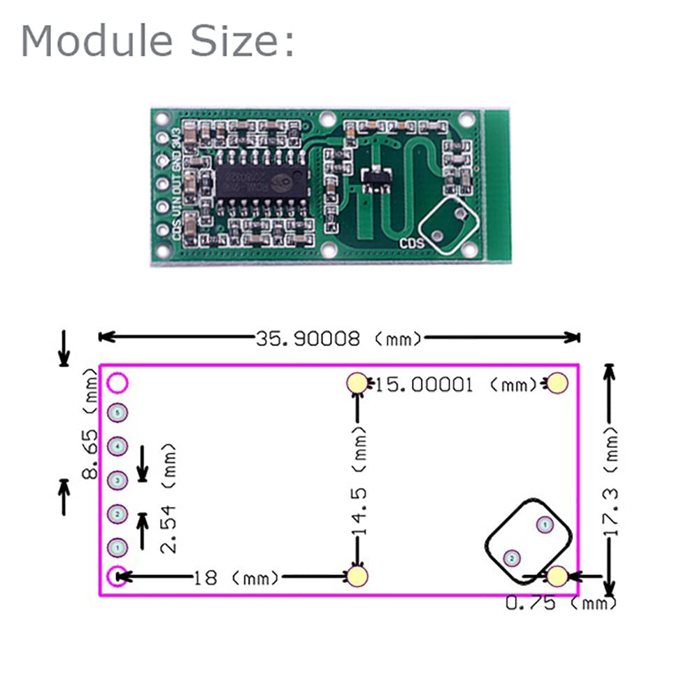 5PCS RCWL-0516 Motion Detectio - Esp8266 Nodemcu ulasan dan harga