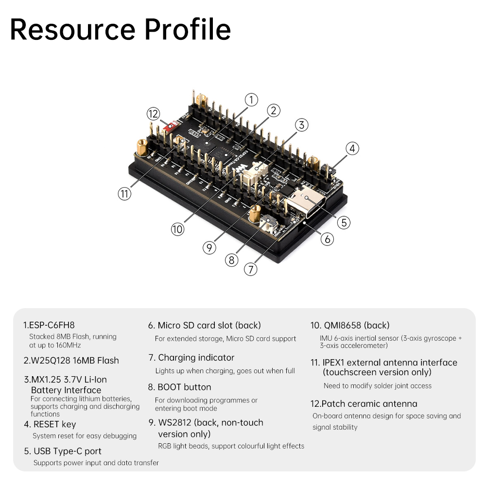 ESP32-C6 IoT Development Board - Esp32 C6 ulasan dan harga