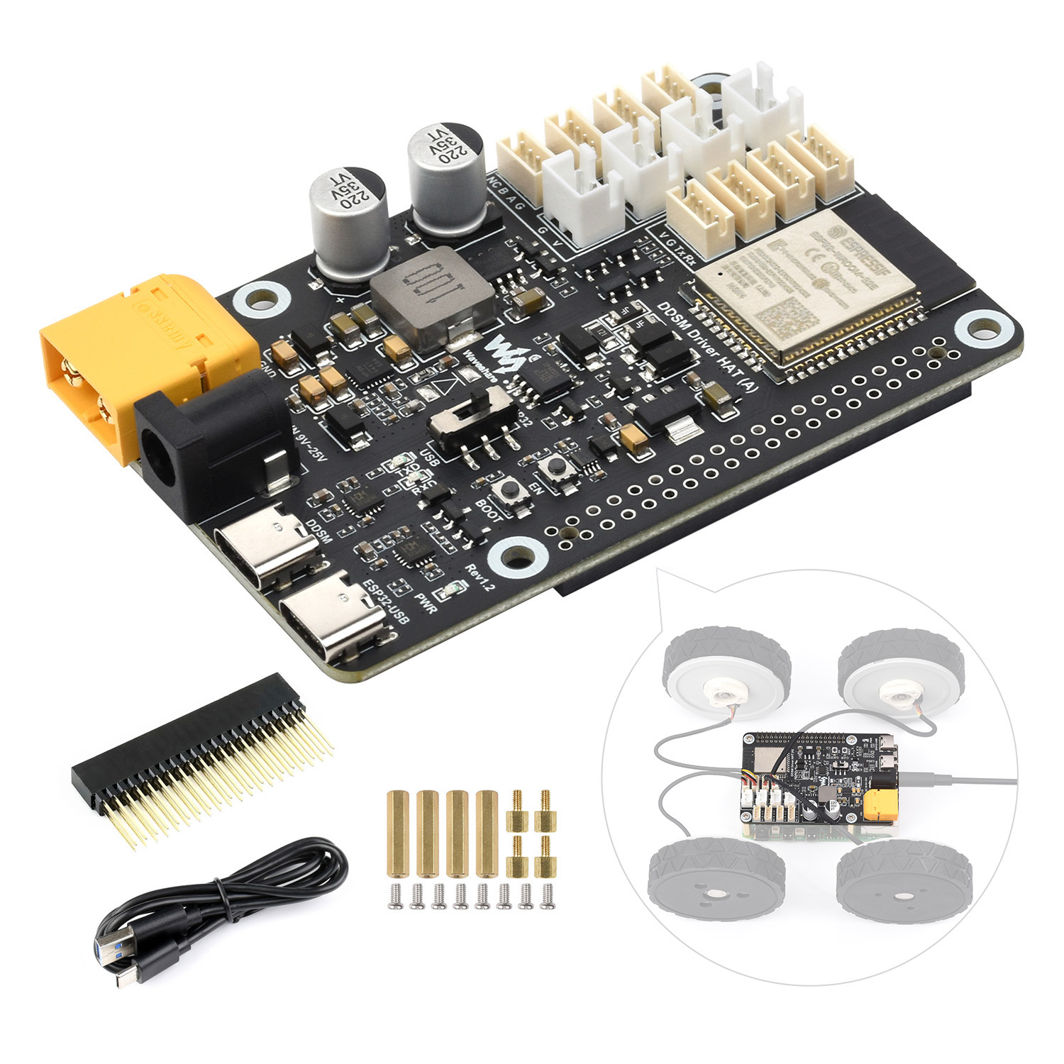 Waveshare Direct Drive Servo M - Esp32 Uart Module ulasan dan harga